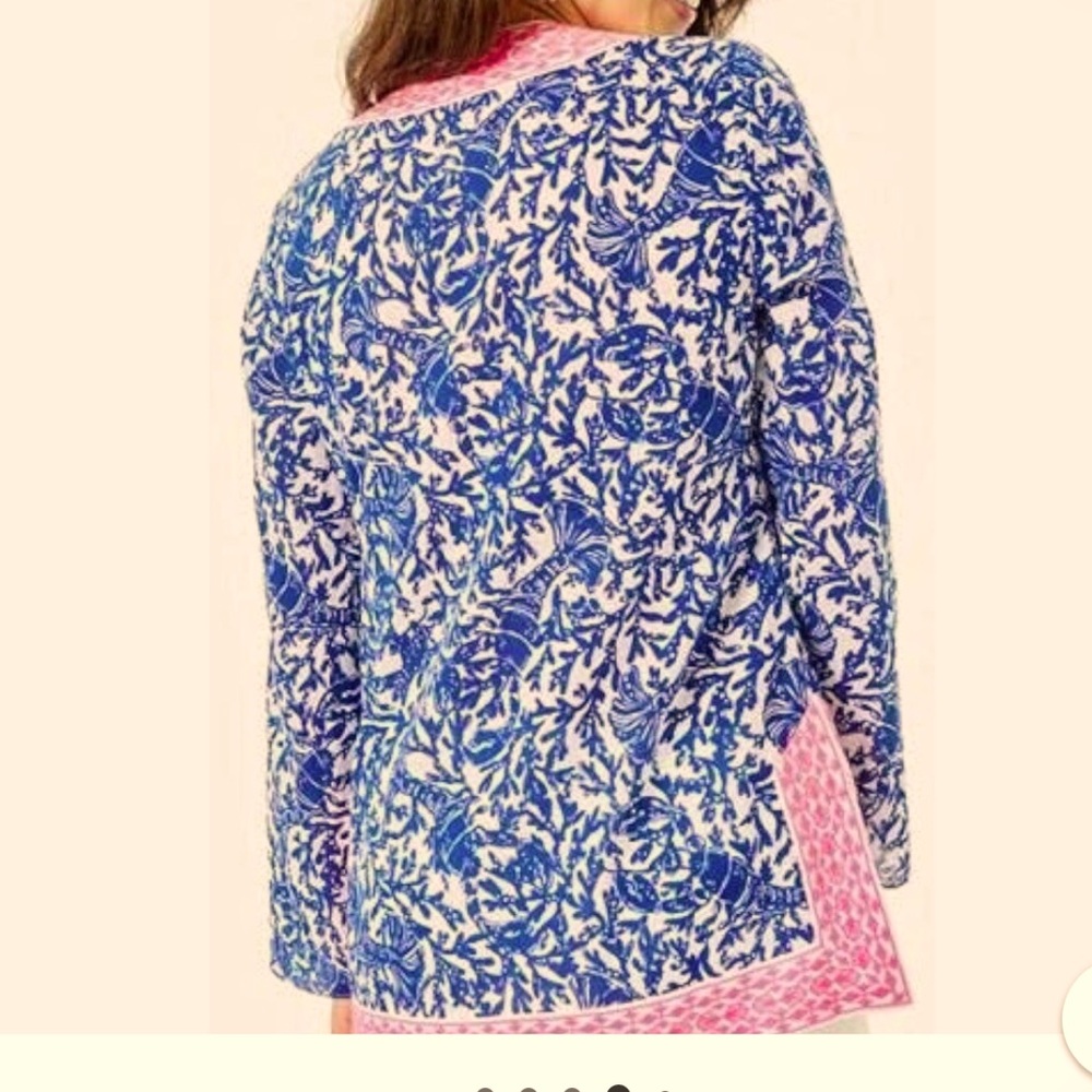 NWT Lilly Pulitzer Tunic Top Ocean Cove Tunic L - Picture 4 of 15